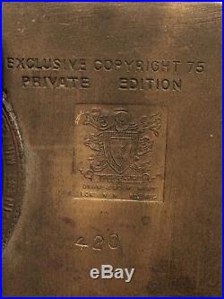 1975 Private Edition JEEPERS JAMBOREE Brass Belt Buckle Very Rare # 420