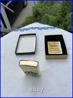 1992' Very Rare Marlboro Zippo Brass Lighterunusedno Personal Engraving