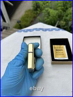 1992' Very Rare Marlboro Zippo Brass Lighterunusedno Personal Engraving