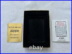 1992' Very Rare Marlboro Zippo Brass Lighterunusedno Personal Engraving