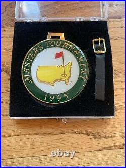 1995 Masters Golf Augusta National Brass Bag Tag Ben Crenshaw Wins Very Rare PGA