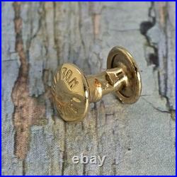 2 Pcs Auth Louis Vuitton Brass Rivets Polished, In Usable Condition, Very Rare