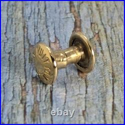 2 Pcs Auth Louis Vuitton Brass Rivets Polished, In Usable Condition, Very Rare