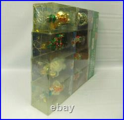 2004 Brass Key Christmas Treasures Glass Ornament 8-Pack VERY RARE SEALED