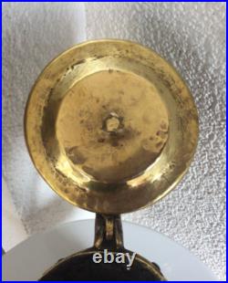 25 cm antique very rare RASLAN Dallah with signature brass 19th 1.100 gramm