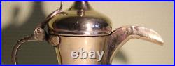 26 cm antique very rare RASLAN Dallah with signature brass 19th 1.010 gramm