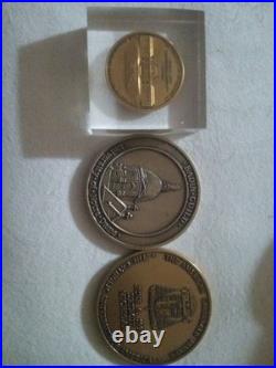 3 Very Rare Christianity/Catholic Medals Made Of Brass University Of Notre Dame