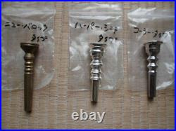 3 types of natural trumpet mouthpiece Webb Very Rare