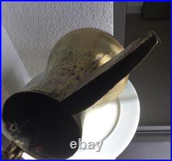 33 cm antique very rare RASLAN Dallah with Hallmark brass 19th 1.950 grams