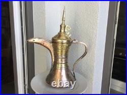 38,5 cm Dallah, antique, very rare, 19th century, 1080gr