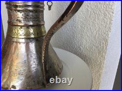 38,5 cm Dallah, antique, very rare, 19th century, 1080gr
