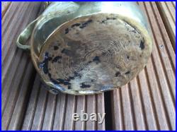 44 cm Big Dallah brass antique with signature VERY OLD and RARE 2,5 kg
