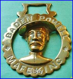 A Very Rare Baden Powell Mafeking Antique Horse Brass