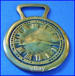 A Very Rare Clock Face 19th Century Horse Brass