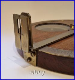 A very rare 18th century French surveying plain table made in brass and wood