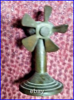 A very rare handmade antique brass fan placed in American and European museums