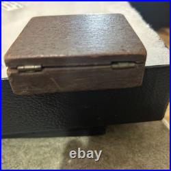 A very rare mahogany cased pocket compass