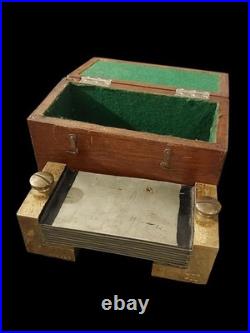 ANTIQUE 1900 S VERY RARE HIGH VOLTAGE RESISTOR ELECTRIC MEASURING DEVICE WithCASE