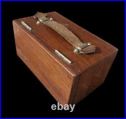 ANTIQUE 1900 S VERY RARE HIGH VOLTAGE RESISTOR ELECTRIC MEASURING DEVICE WithCASE