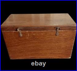 ANTIQUE 1900 S VERY RARE HIGH VOLTAGE RESISTOR ELECTRIC MEASURING DEVICE WithCASE