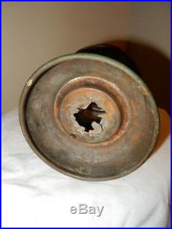 ANTIQUE Post Railroad Conductor Kerosene Brass Lantern Very RARE