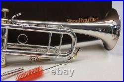 APPLE Limited Edition Bach Stradivarius PRO Trumpet w Gold Trim VERY RARE MINT