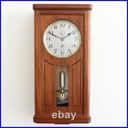 ATO Wall TOP! Clock STRIKING Feature! Antique VERY RARE Electric CHIME Restored