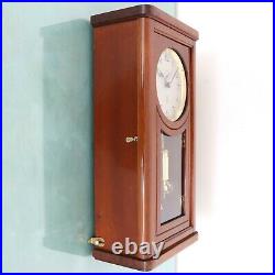 ATO Wall TOP! Clock STRIKING! Feature! Antique VERY RARE Electric CHIME Restored