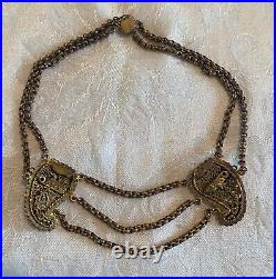 Alexander KordaThief of Bagdad necklace, brass, variety of settings, very RARE