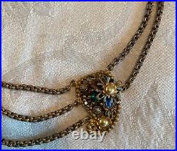 Alexander KordaThief of Bagdad necklace, brass, variety of settings, very RARE