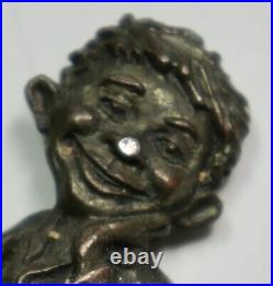 Alfred E. Neuman on a Bomb Brass Pin Mad Magazine Very Rare 1964