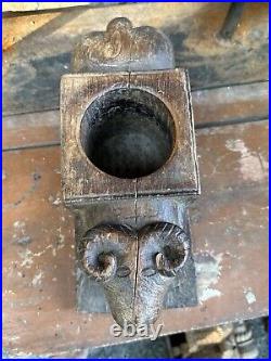 Ancient Old Brass Hand Carved Beautiful Very Rare Sheep Figure Juicer 1800's