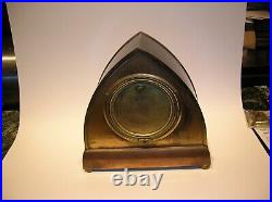 Ansonia C. 1900's Very Rare Brass Clock 8 3/4 Tall Complete-need Some Service