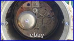 Antique 1855 French Gilt Bronze Japy Freres Mantle Clock VIDEO VERY RARE READ