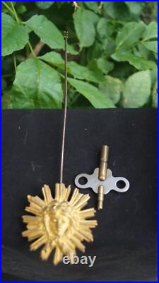 Antique 1855 French Gilt Bronze Japy Freres Mantle Clock VIDEO VERY RARE READ