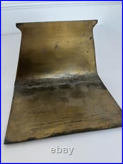 Antique 1920's Benedict Karnak Brass Egyptian Revival Scarab Bookends. Very Rare