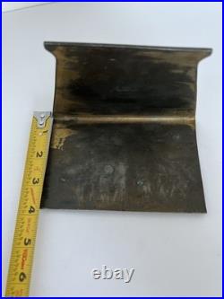 Antique 1920's Benedict Karnak Brass Egyptian Revival Scarab Bookends. Very Rare