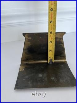 Antique 1920's Benedict Karnak Brass Egyptian Revival Scarab Bookends. Very Rare