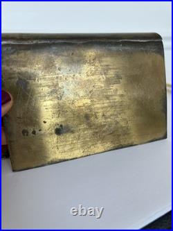 Antique 1920's Benedict Karnak Brass Egyptian Revival Scarab Bookends. Very Rare