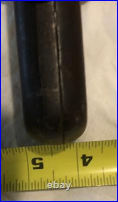 Antique BRIDDELL Meat Cleaver Solid Steel 15Very Rare Brass Rivets Pre-war