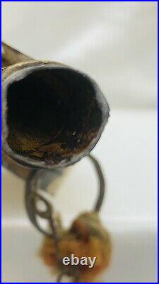 Antique Brass & Copper Gun Powder FlaskVery OldRare