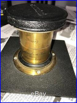 Antique Brass Photo Lens Voigtlander No. 2 1880s Very Rare