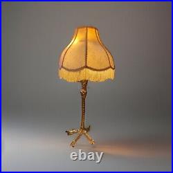 Antique Bronze Ostrich Bird Leg Lamp P. E. Guerin 1850-1899 Very Rare Piece