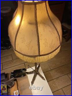 Antique Bronze Ostrich Bird Leg Lamp P. E. Guerin 1850-1899 Very Rare Piece