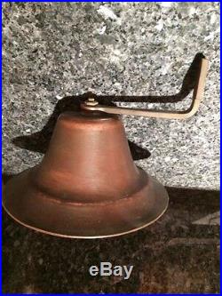 Antique Collectible Brass Bell 8'' Very Old and Rare