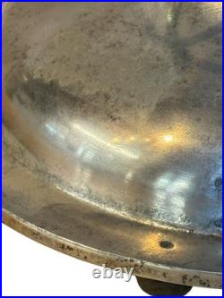 Antique Deco GEC England Partners Dual Sided Desk Fan Brass Blades Very Rare