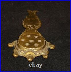 Antique Ethnic Brass Incense Burner Very Rare