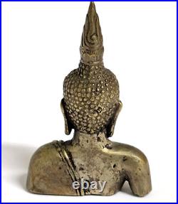 Antique Hand Crafted Bronze Buddah Statue Sculpture Brass 5 Very Rare