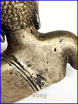 Antique Hand Crafted Bronze Buddah Statue Sculpture Brass 5 Very Rare