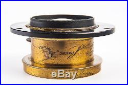 Antique J H Dallmeyer No 1a London Rectilinear 4 1/2'' F/11 Brass Lens VERY RARE